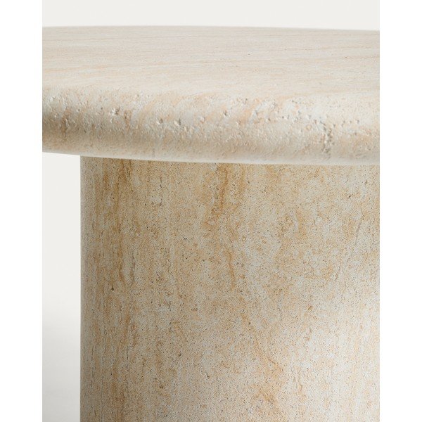 Betoonist ümmargune aiasöögilaud ø 122 cm Drasi - Kave Home-image-4