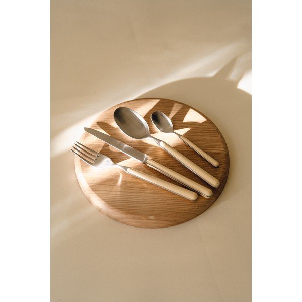 Helekollased/hõbedased roostevabast terasest söögiriistad, 4 osa ühele inimesele Noli - noo.ma-image-2