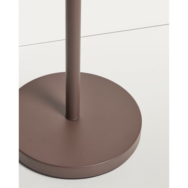 Pruun põrandalamp tekstiilist varjuga (kõrgus 153 cm) Navat - Kave Home-image-3