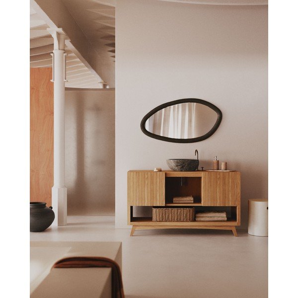 Puidust raamiga seinapeegel 60x110 cm Magrit - Kave Home-image-2