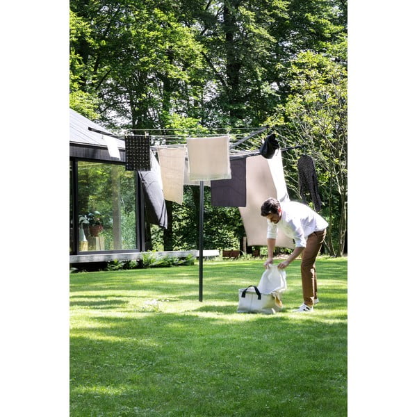 Antratsiitne välitingimustes kasutatav pesukuivatusrest 50m Topspinner - Brabantia-image-3