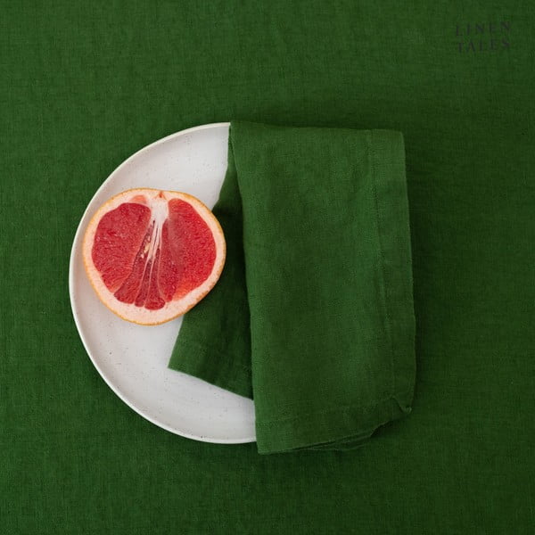Linane linik 40x200 cm True Green - Linen Tales-image-3