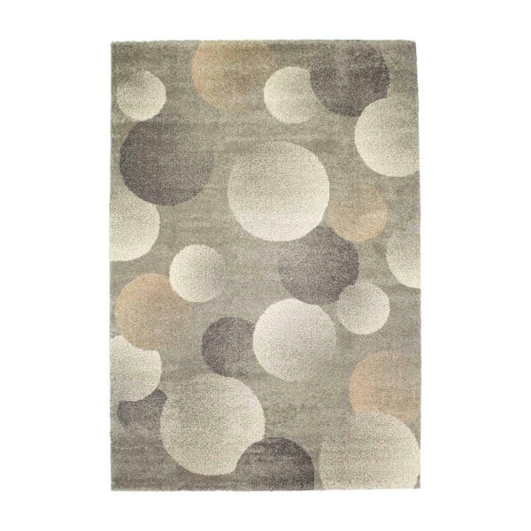 Šedý koberec Calista Rugs Jaipur Bubble, 160 x 230 cm