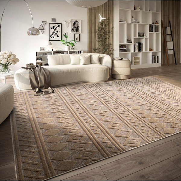 Beež taaskasutatud kiududest vaip 200x290 cm Catherine - Villeroy&Boch-image-1
