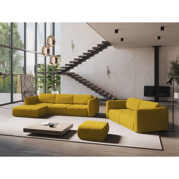 Kollane nurgadiivan (vasakpoolne nurk) Hoku - Makamii-image-1