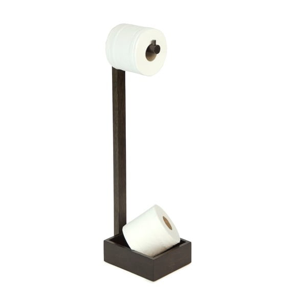 Tammepuidust valmistatud tualettpaberi statiiv Tume Mezza - Wireworks-image-1