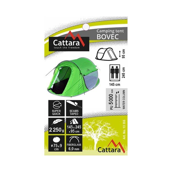 Roheline telk 2 inimesele Bovec - Cattara-image-1