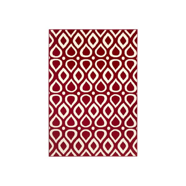 Červený koberec Vela, 160x225 cm