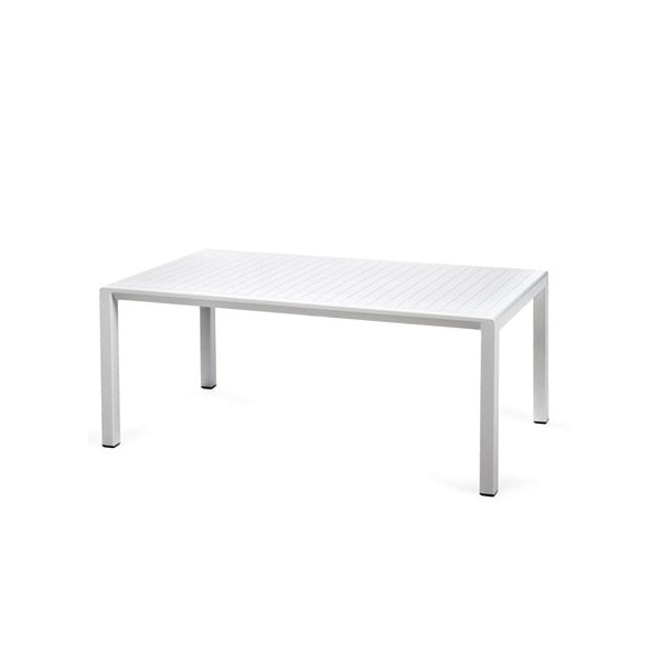 Stůl Aria Bianco, bílá, 100 x 60 cm