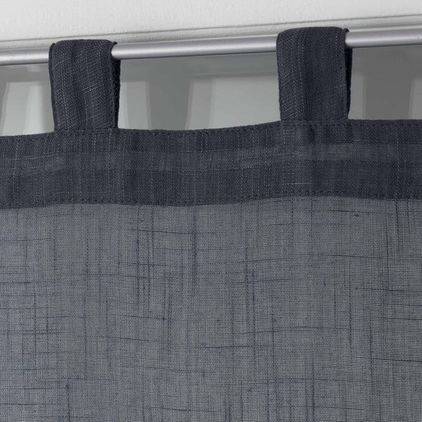 Antratsiitsed kardinad 2 tk komplektis 60x160 cm Zazy - douceur d'intérieur-image-1