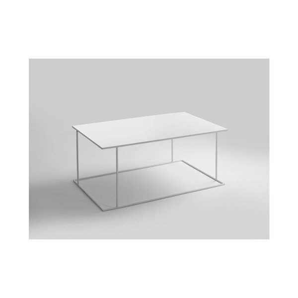 Bílý konferenční stolek Custom Form Walt, délka 100 cm-image-1