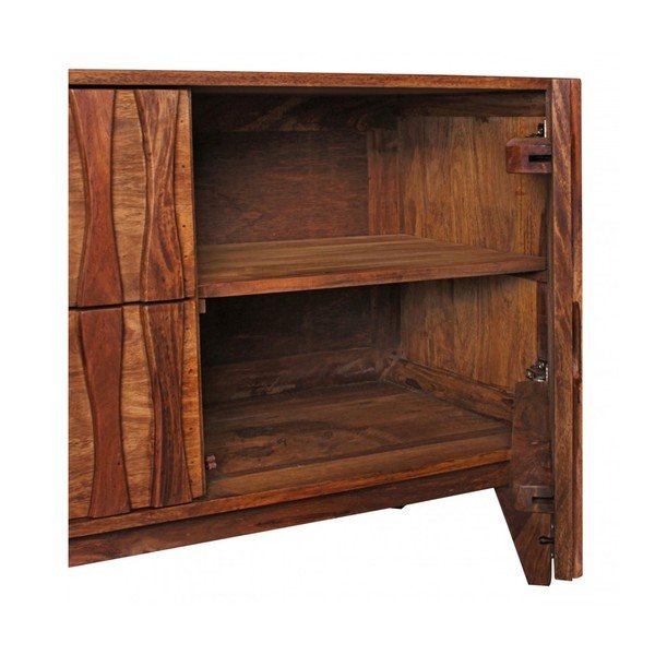 Komoda z masivního sheeshamového dřeva Skyport BELUR-image-4