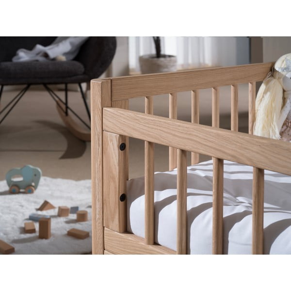 Tammepuidust võrevoodi 70x140 cm Forrest - Vipack-image-2