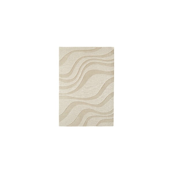 Vlněný koberec Aero Sand, 90x150 cm