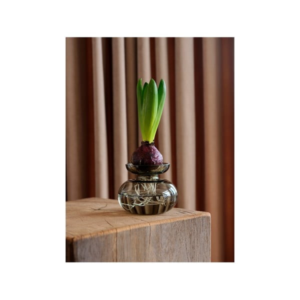 Helehall käsitsi valmistatud klaasist vaas (kõrgus 9 cm) Inu - Zone-image-4