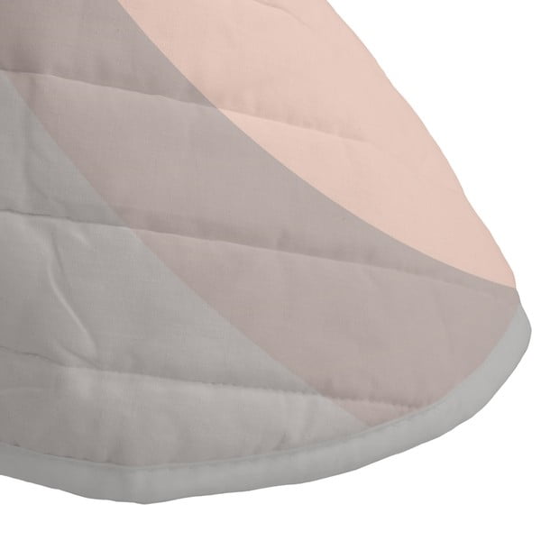 Roosa-hall puuvillane tikitud voodikate 180x260 cm Range - Blanc-image-3