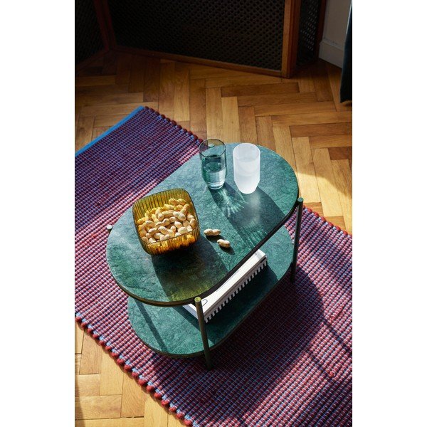 Lilla ja sinine villane ja puuvillane vaip Lexa, 80 x 200 cm - Hübsch-image-4