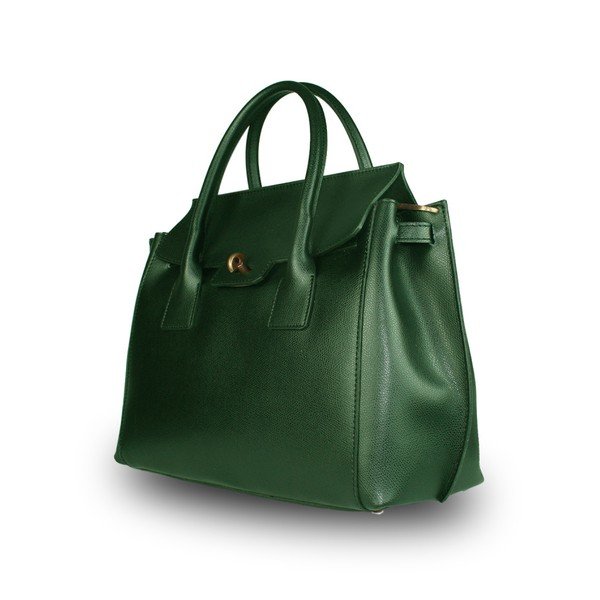 Zelená kabelka z pravé kůže JOHN FISH Suv-image-1