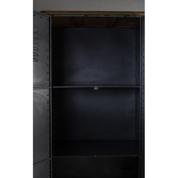 Metallist riidekapp 75x153 cm Rusty - Dutchbone-image-1