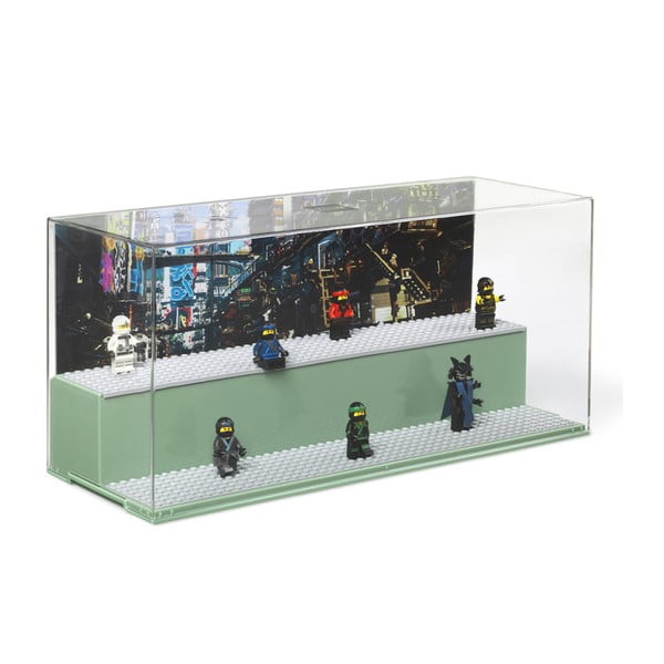 Zelená sběratelská skříňka na minifigurky LEGO®