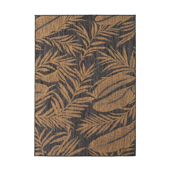Must/pruun sise- ja õuevaip 140x200 cm Mira 1451 - Ayyildiz Carpets