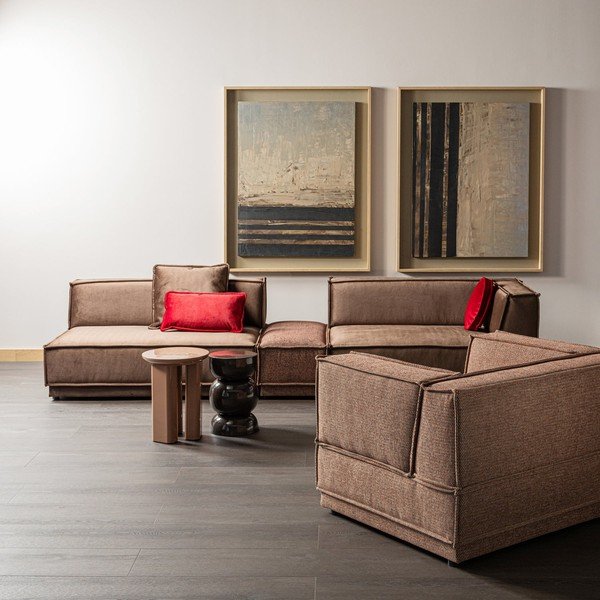 Läikiv ümmargune abilaud ø 40 cm Orivo - WOOOD-image-1