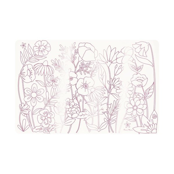 Pabertaldrikud 8 tk komplektis 28x42,5 cm Butterflies & Flowers - Meri Meri-image-1