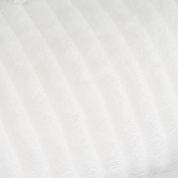 Valge mikroplüüsist tekk 130x160 cm Fur Velvet - Casa Selección-image-2