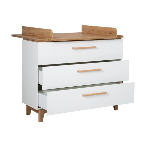 Valge mähkimislaud  tammedekooriga 118x104 cm Finn – Roba-image-4