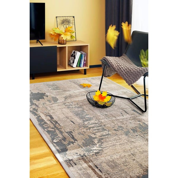 Pruun kahepoolne vaip , 100 x 160 cm Nedrema - Narma-image-3