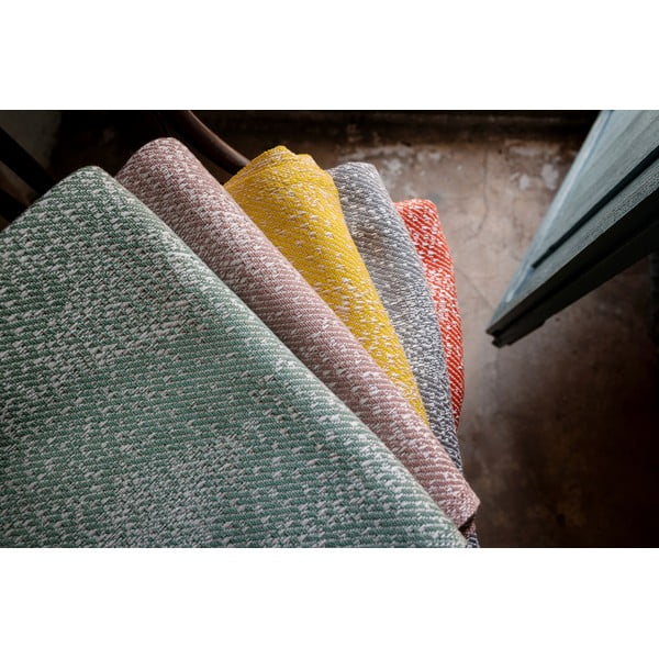 Roosa ruuduline puuvillane Dotty , 140 x 180 cm Diamond - Euromant-image-4