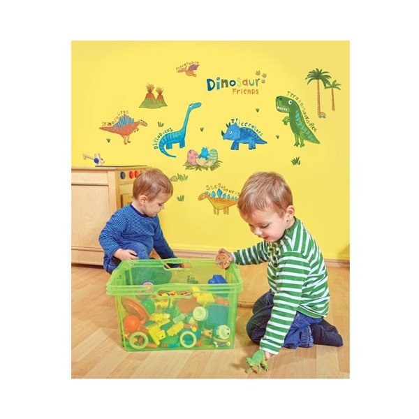 Seinakleebis Värviline Dino - Ambiance-image-4