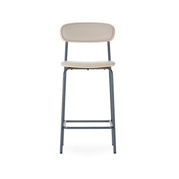 Beežid polsterdatud baaritoolid komplektis 2 (istme kõrgus 65,5 cm) Saula - Marckeric-image-2