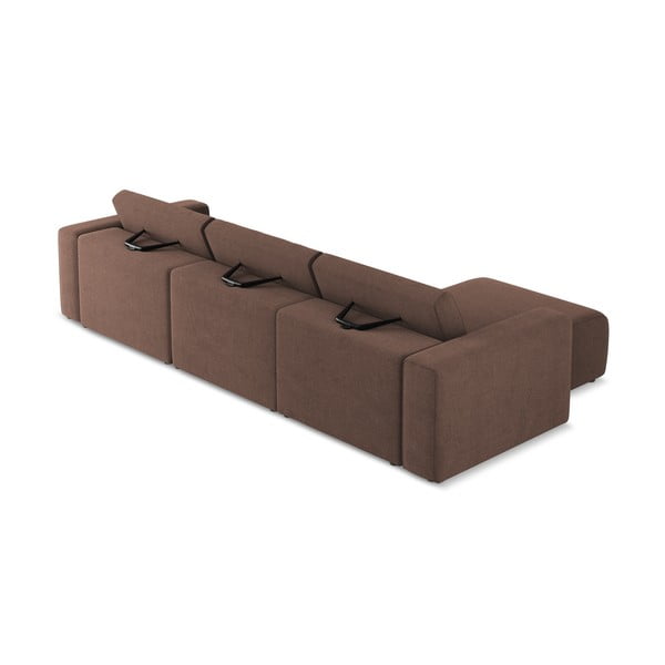 Roosa modulaarne nurgadiivan (vasakpoolne nurk) Kalea - Makamii-image-4