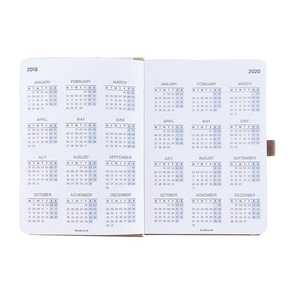 Diář pro rok 2019 s lepíky Busy B Goals-image-3