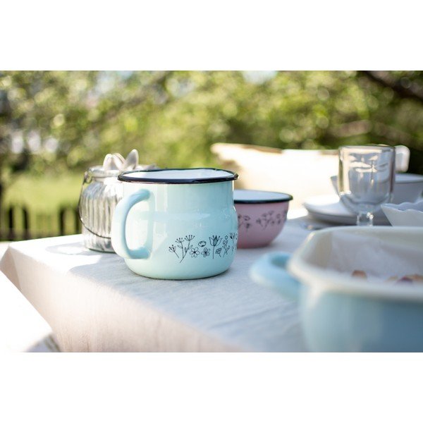 Mündiroheline emailkannu Meadow, 1,2 l Belly - Orion-image-3