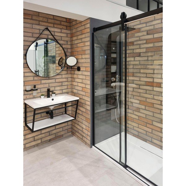 Valge/must terasest seinale valamualus  60x40 cm Ska – Sapho-image-1