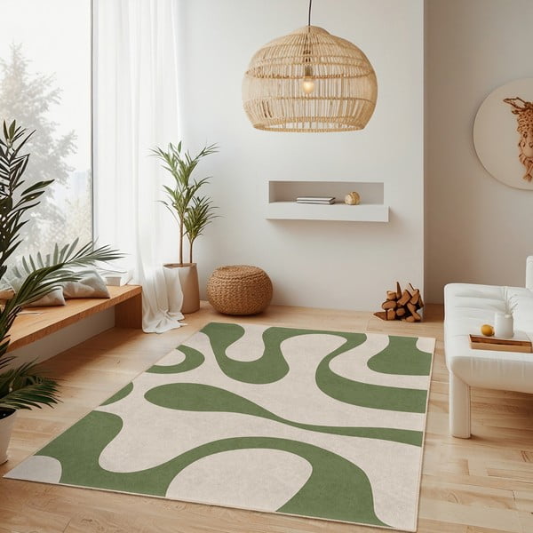 Roheline pestav vaip 60x100 cm Matcha Latte - Mila Home-image-2