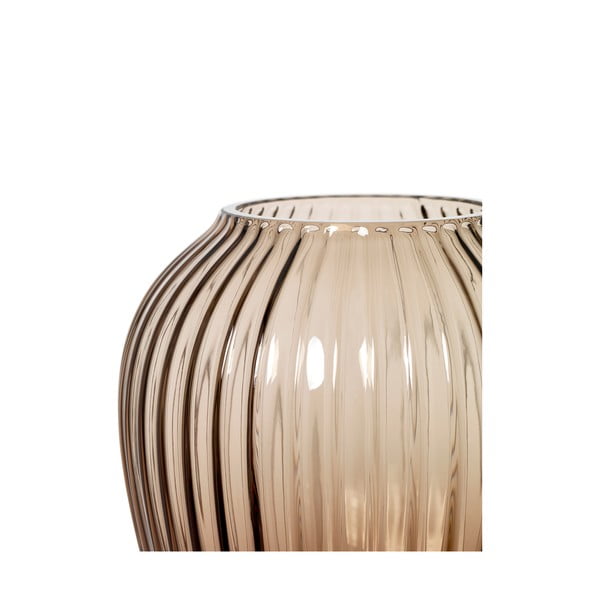 Pruunist klaasist vaas, kõrgus 18,5 cm Hammershøi - Kähler Design-image-4