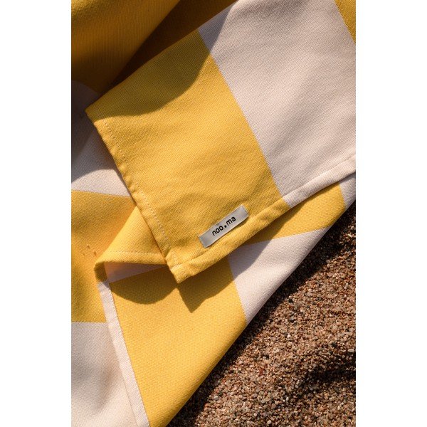 Kollane puuvillane rannarätik 100x160 cm Su - noo.ma-image-2