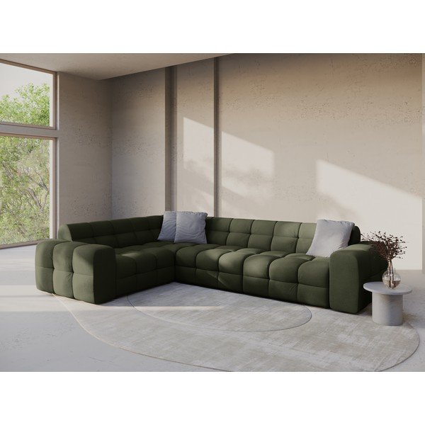 Roheline nurgadiivan (vasak nurk/L-kujuline) Kendal - Micadoni-image-1