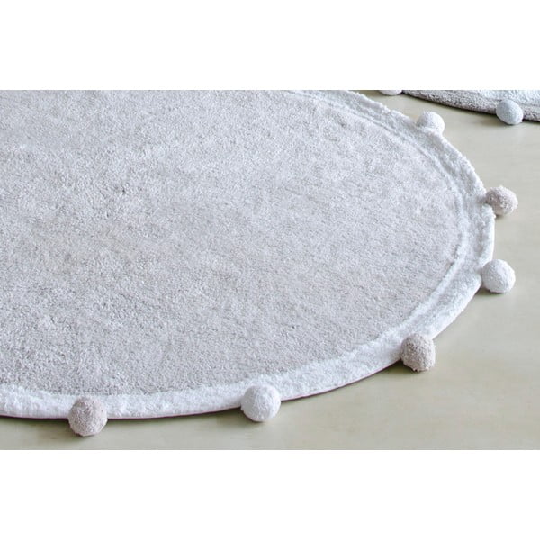 Helehall pestav käsitsi kootud puuvillane laste vaip ø120 cm Bubbly - Lorena Canals-image-4