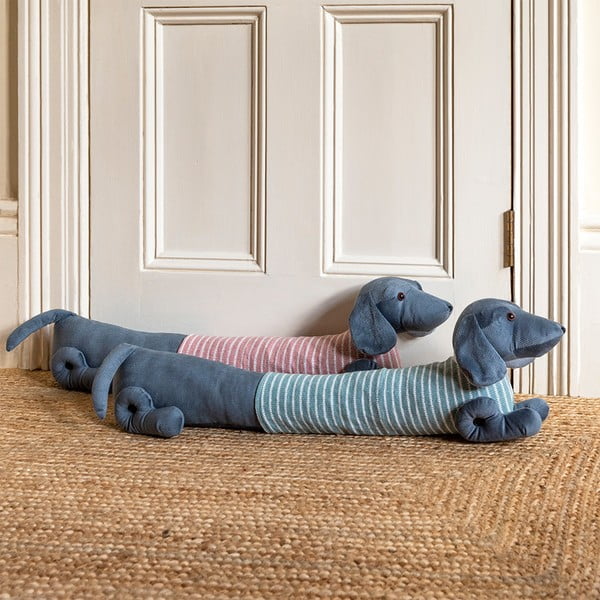 Roosa-hall tuuletõmbetõke 17x76 cm Sausage Dog - Rex London-image-1