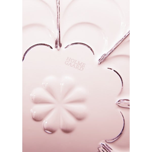 Heleroosa klaasist taldrikutest 2 tk ø 16 cm komplektis Lily - Holmegaard-image-4