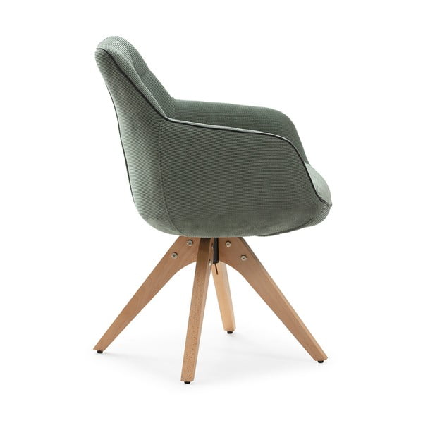 Rohelised pöörlevad söögitoolid 2tk komplektis Donatelo - Marckeric-image-4