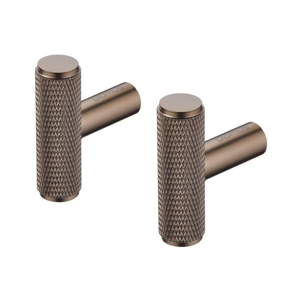 Hallid metallist seinakonksud 2tk komplektis Rof - Blomus