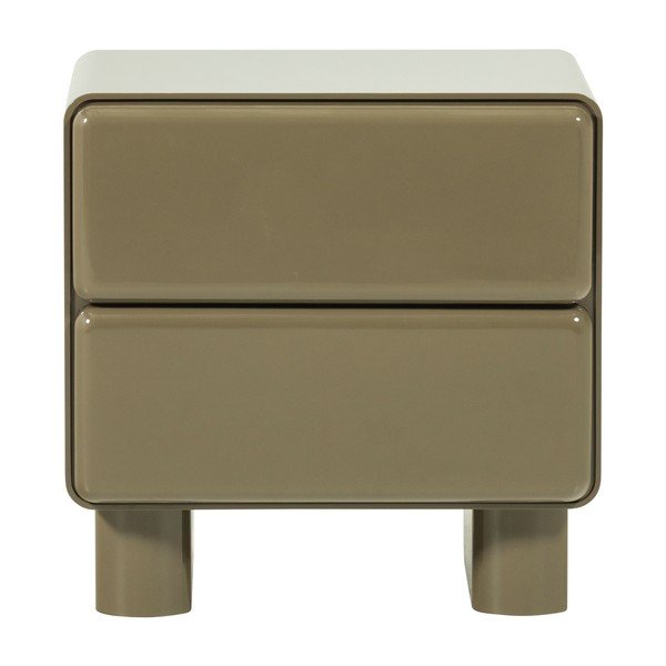 Roheline läikiv öökapp Lustra - WOOOD