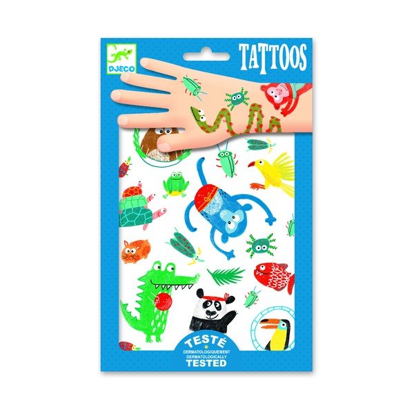 Laste tatoveeringud Jungle – Djeco-image-2