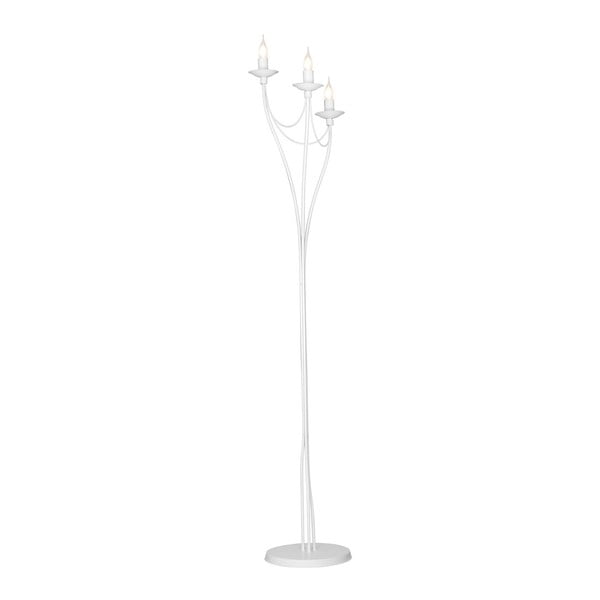 Bílá volně stojící lampa Glimte Charming, výška 164 cm