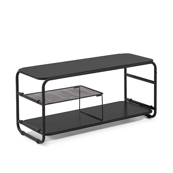 Must telerilaud , 98 x 46 cm Academy - Kave Home-image-2